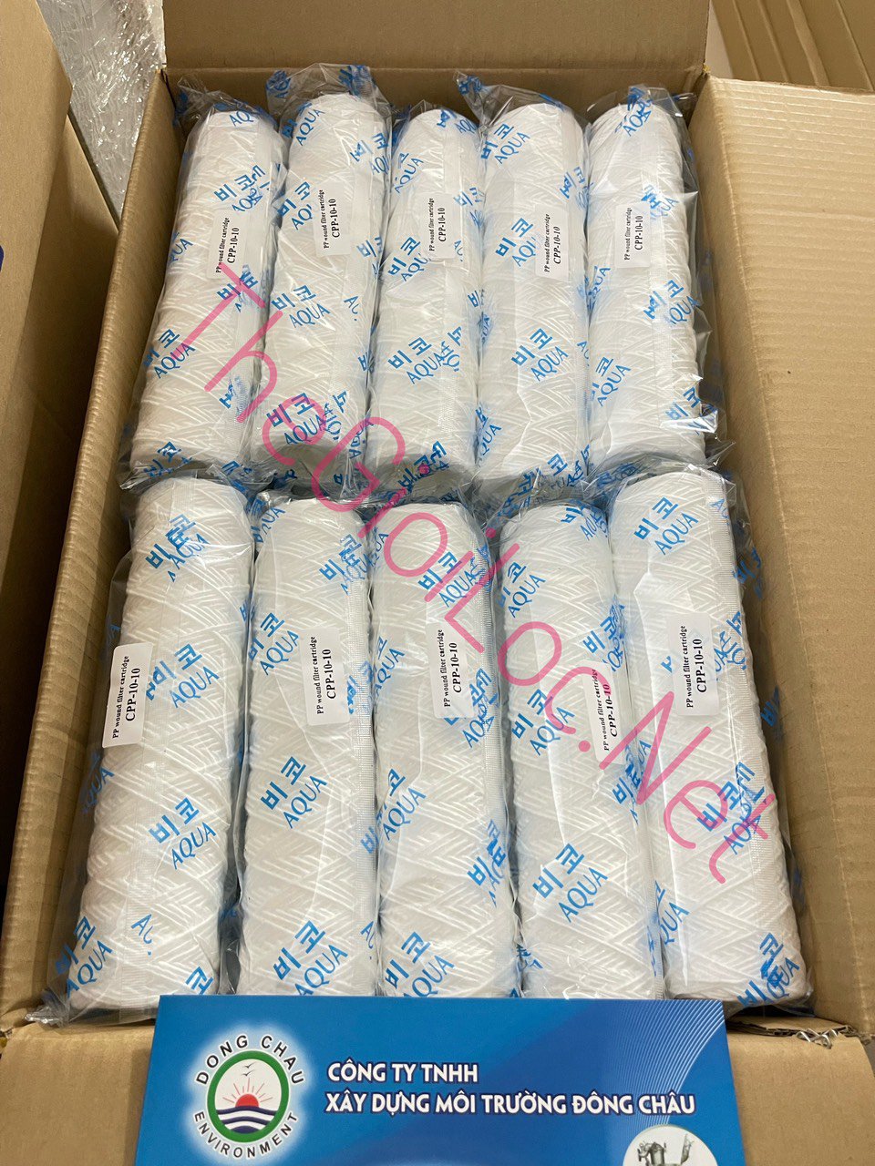 Đông Châu phân phối sỉ, giao hàng toàn quốc lõi lọc sợi cuốn Aqua CPP loại dài 10 inch, 20 , 30 và 40 inch