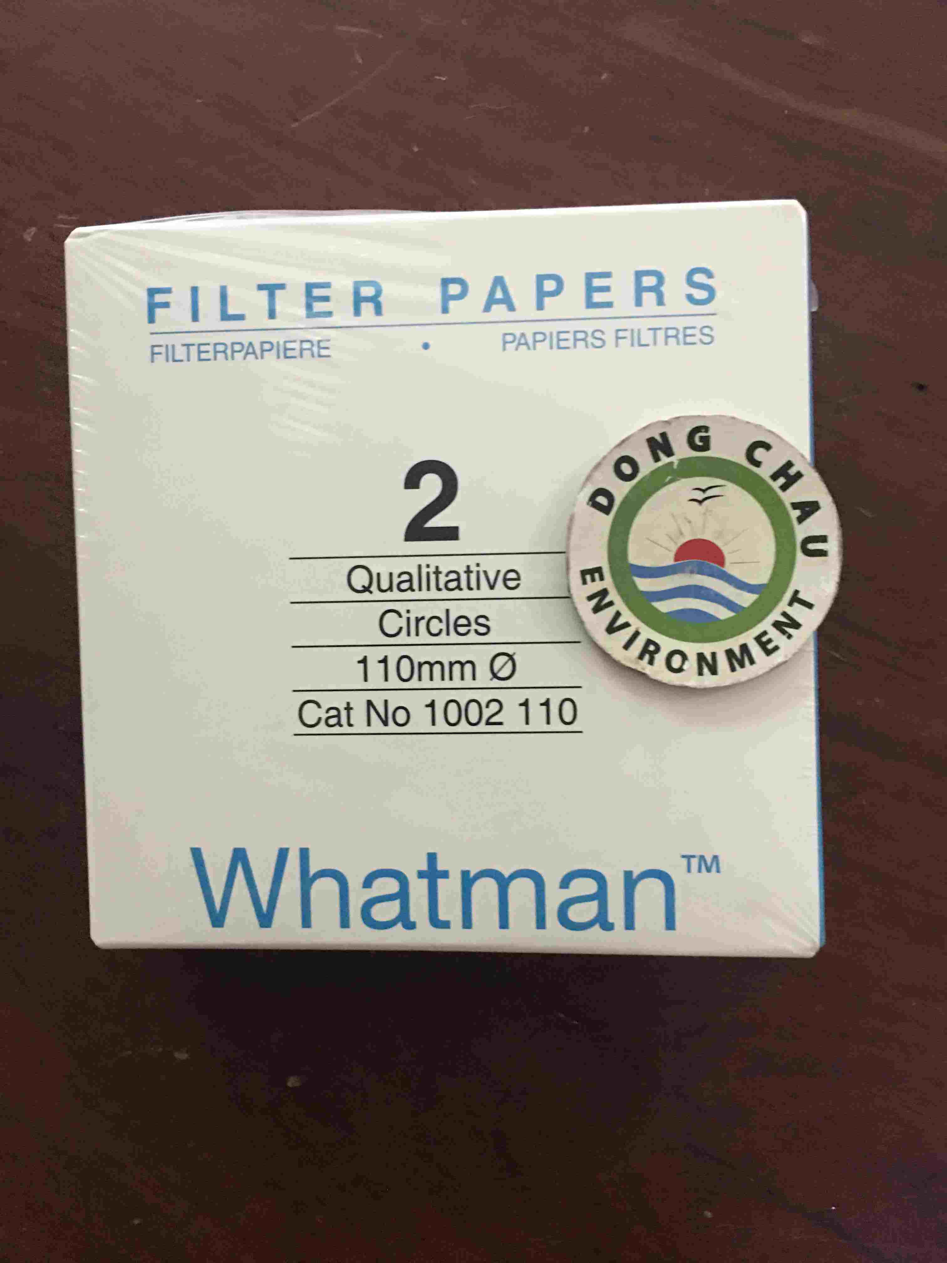 Giấy lọc Whatman số 2, 1002-090, lọc cặn hóa chất